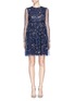 VALENTINO - Cosmos mirror embroidery tulle dress