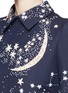 Detail View - Click To Enlarge - VALENTINO GARAVANI - Cosmos beaded embroidery wool-silk crepe dress