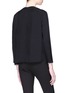 Back View - Click To Enlarge - RAG & BONE - 'Vanessa' rib knit panel zip twill blouse