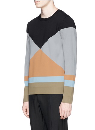 Front View - Click To Enlarge - VALENTINO GARAVANI - x Esther Stewart colourblock sweater