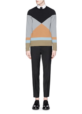 Figure View - Click To Enlarge - VALENTINO GARAVANI - x Esther Stewart colourblock sweater