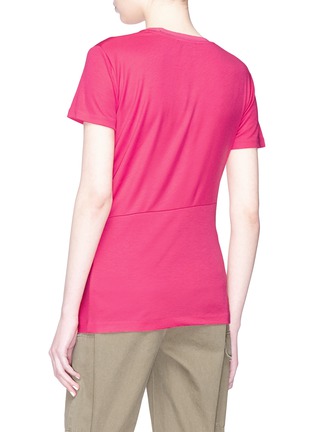Back View - Click To Enlarge - RAG & BONE - 'Marina' twist front T-shirt