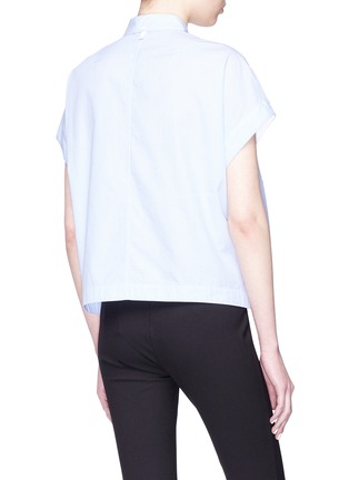 Back View - Click To Enlarge - RAG & BONE - 'Pearson' stripe boxy poplin shirt