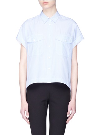 Main View - Click To Enlarge - RAG & BONE - 'Pearson' stripe boxy poplin shirt