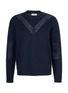 Main View - Click To Enlarge - CHRIS RAN LIN - Perforated panel unisex wool sweater