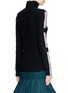 Back View - Click To Enlarge - PETER PILOTTO - 'Track' Ludo stripe wool fleece turtleneck sweater