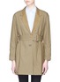 Main View - Click To Enlarge - RAG & BONE - 'Ingrid' belted contrast sleeve padded coat