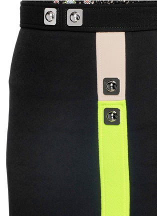 Detail View - Click To Enlarge - PETER PILOTTO - 'Track' pinball stripe cady maxi skirt