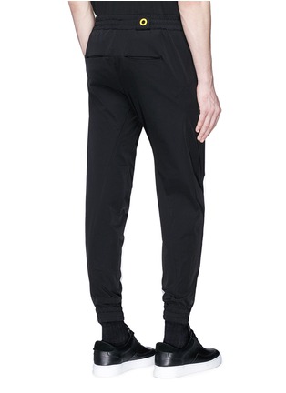 Back View - Click To Enlarge - STAFFONLY - 'Finno' tapered leg twill jogging pants