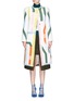 Main View - Click To Enlarge - PETER PILOTTO - 'Track' abstract stripe knit coat