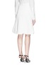 Back View - Click To Enlarge - PETER PILOTTO - 'Tessel' crepe cady flare skirt