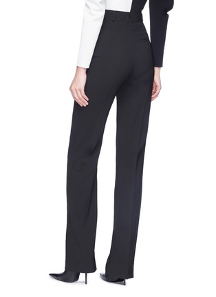 Back View - Click To Enlarge - HAIDER ACKERMANN - Drape waist panel suiting pants