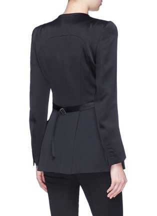 Back View - Click To Enlarge - HAIDER ACKERMANN - Cutout front blazer