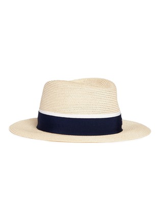 Main View - Click To Enlarge - MAISON MICHEL - 'André' canapa straw trilby hat