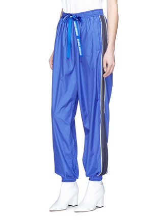 Front View - Click To Enlarge - D-ANTIDOTE - x Fila stripe outseam unisex jogging pants