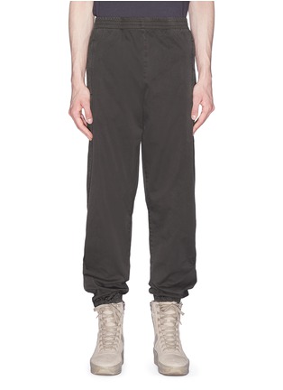 Main View - Click To Enlarge - 72963 - Zip cuff twill jogging pants