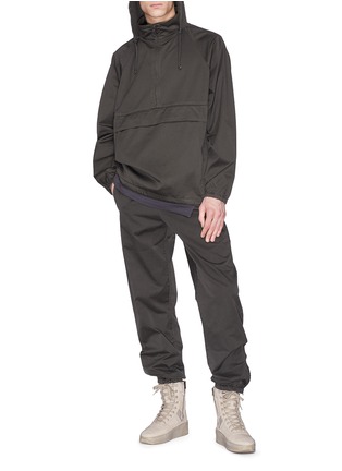 Figure View - Click To Enlarge - 72963 - Zip cuff twill jogging pants