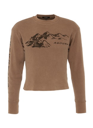 Main View - Click To Enlarge - 72963 - Mountain range print sweatshirt