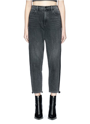 Main View - Click To Enlarge - ALEXANDER WANG - Cropped panelled jeans