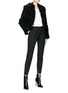 Figure View - Click To Enlarge - ALEXANDER WANG - Cropped suiting pants