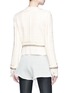 Back View - Click To Enlarge - ALEXANDER WANG - Chain detail deconstructed tweed jacket