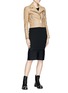 Figure View - Click To Enlarge - ALEXANDER WANG - Snap button leather biker jacket