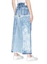 Back View - Click To Enlarge - 72877 - 'Manani' split front patchwork maxi denim skirt