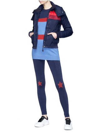 Figure View - Click To Enlarge - 72883 - 'Winter Breaker' colourblock padded jacket