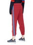 Back View - Click To Enlarge - 72883 - 'Mischief' stripe outseam track pants