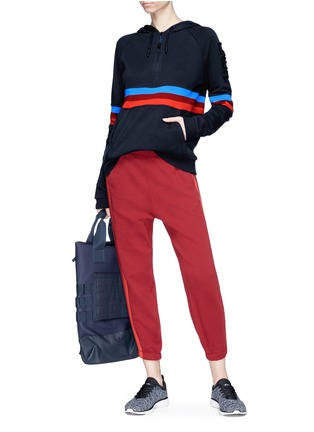 Figure View - Click To Enlarge - 72883 - 'Mischief' stripe outseam track pants