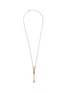 Main View - Click To Enlarge - SHAMBALLA JEWELS - Diamond sapphire 18k yellow gold necklace