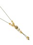 Figure View - Click To Enlarge - SHAMBALLA JEWELS - Diamond sapphire 18k yellow gold necklace