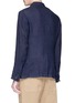 Back View - Click To Enlarge - BARENA - 'Piero Telino' linen soft blazer
