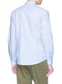Back View - Click To Enlarge - BARENA - 'Coppi Cocai' stripe woven cotton shirt