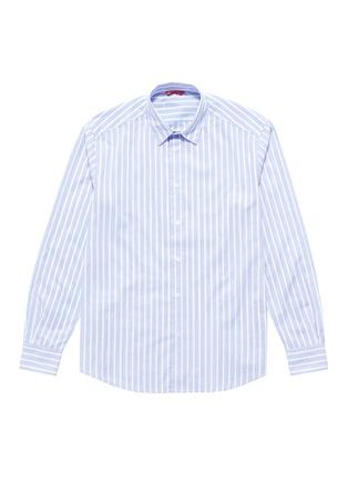 Main View - Click To Enlarge - BARENA - 'Coppi Cocai' stripe woven cotton shirt