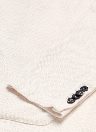 Detail View - Click To Enlarge - BARENA - 'Borgo' knit soft blazer