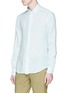 Front View - Click To Enlarge - BARENA - 'Coppi Telino' linen shirt