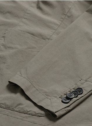 Detail View - Click To Enlarge - BARENA - 'Piero Pradel' cotton soft blazer