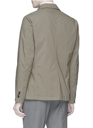 Back View - Click To Enlarge - BARENA - 'Piero Pradel' cotton soft blazer