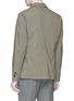 Back View - Click To Enlarge - BARENA - 'Piero Pradel' cotton soft blazer