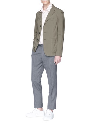 Figure View - Click To Enlarge - BARENA - 'Piero Pradel' cotton soft blazer