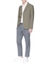 Figure View - Click To Enlarge - BARENA - 'Piero Pradel' cotton soft blazer