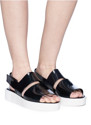 Figure View - Click To Enlarge - MELISSA - 'Soho' slingback platform sandals