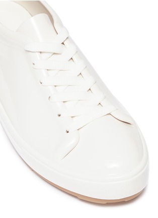 Detail View - Click To Enlarge - MELISSA - 'Be' PVC lace-up sneakers