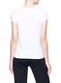 Back View - Click To Enlarge - RAG & BONE - Floral embroidered T-shirt