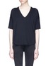 Main View - Click To Enlarge - RAG & BONE - 'Phoenix Vee' modal-cotton high-low T-shirt