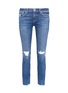 Main View - Click To Enlarge - RAG & BONE - 'Ankle Dre' distressed cropped skinny jeans