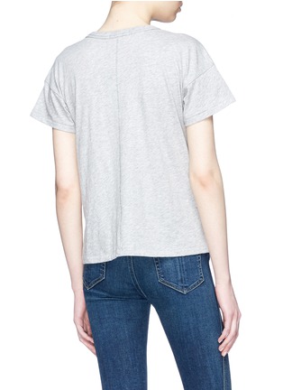 Back View - Click To Enlarge - RAG & BONE - 'Star' embroidered T-shirt