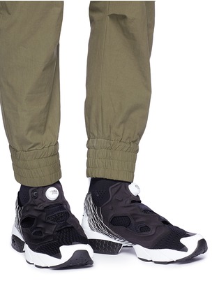 Figure View - Click To Enlarge - REEBOK - 'Instapump Fury OG' Ultraknit slip-on sneakers