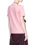 Back View - Click To Enlarge - MARNI - 3D flower neck tie T-shirt